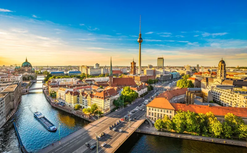 Sunset in Berlin