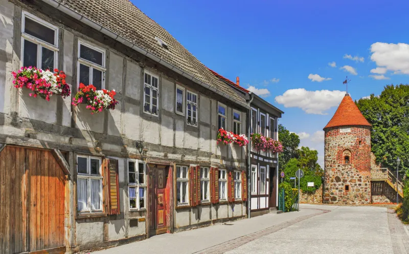 The small town of Burg