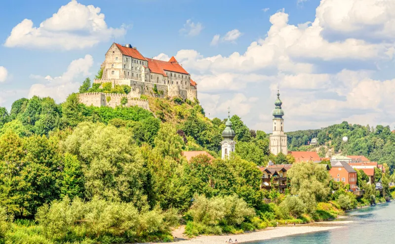 Castle in Burghausen