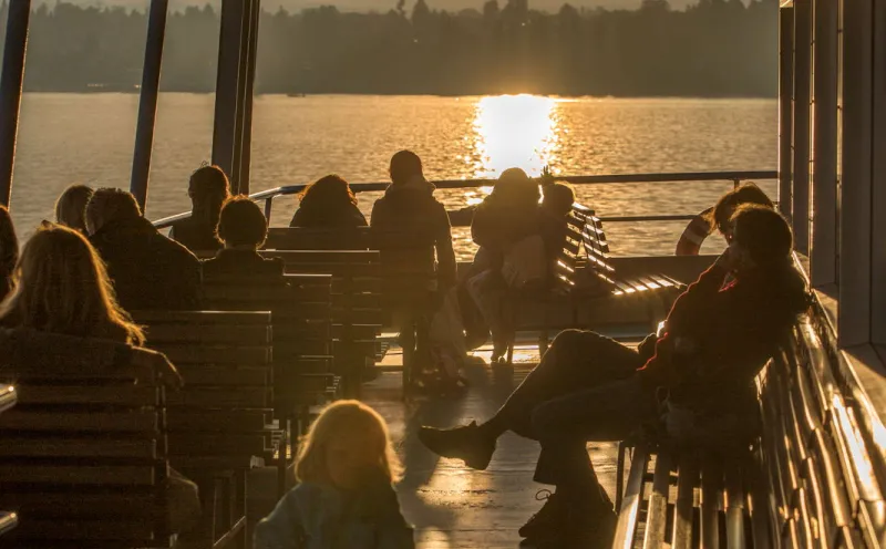 Ferry from Constance to Meersburg