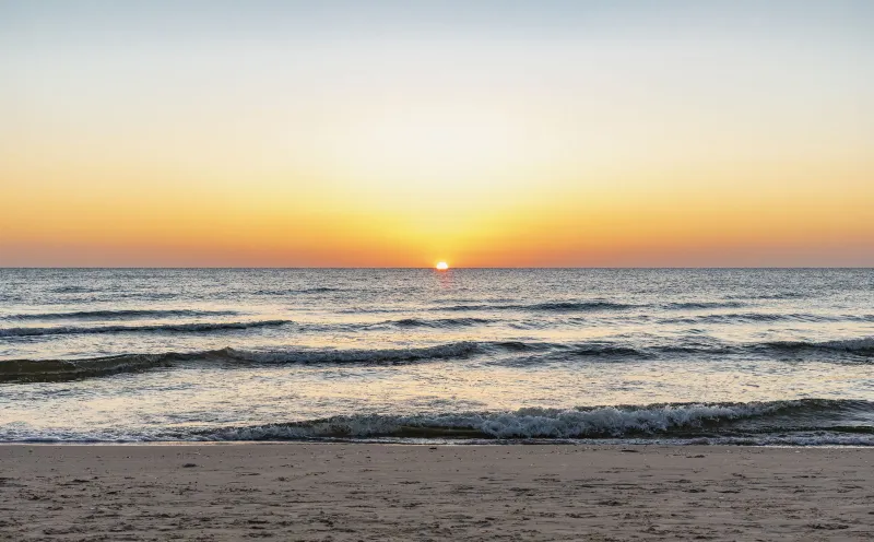 Sunset Baltic Sea