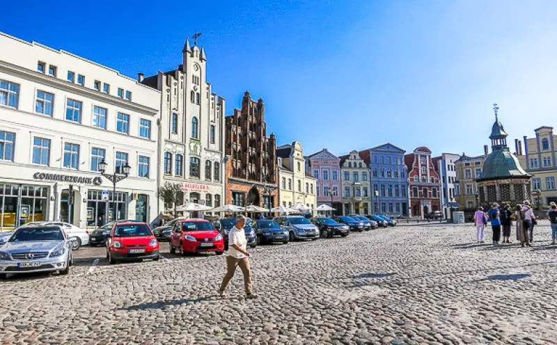 The Wismar market square