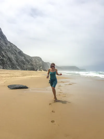 Cycling vacation in Portugal, Praia da Barriga