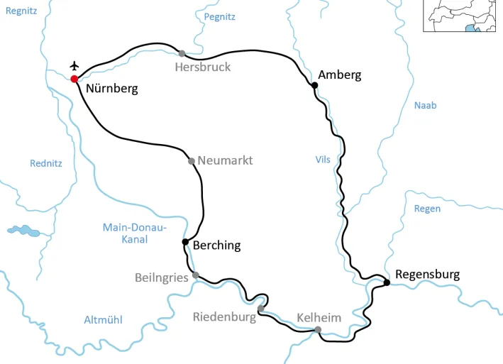 The five rivers challenge in Bavaria