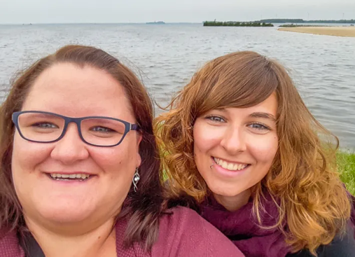 Katrin and Corinna